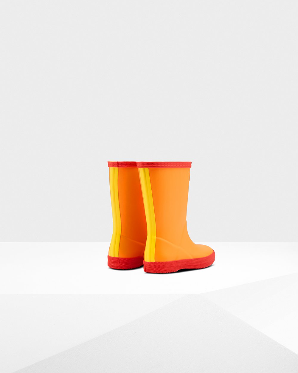 Botas De Agua Hunter Niños Naranjas/Amarillo Original First Classic 456729-BZD
